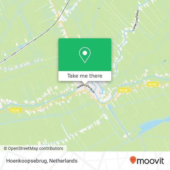 Hoenkoopsebrug map