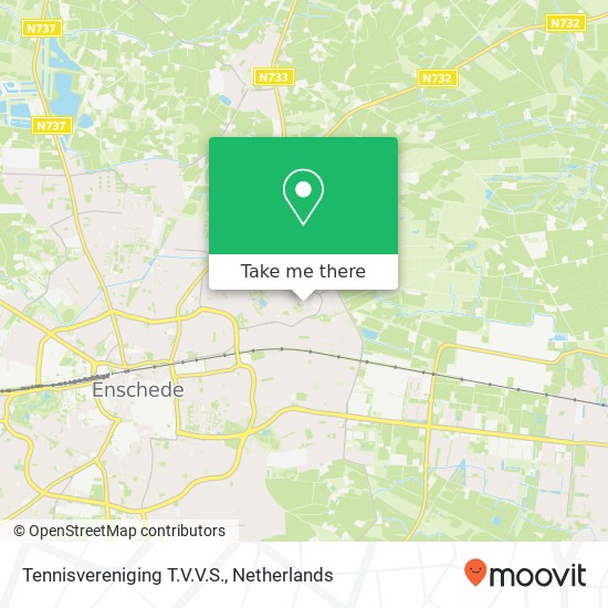 Tennisvereniging T.V.V.S. map