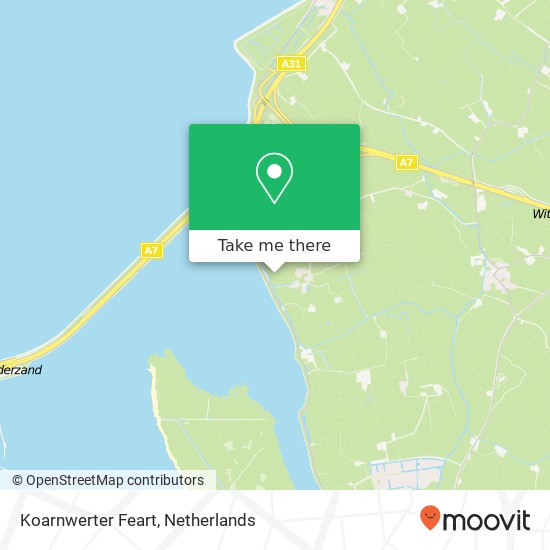 Koarnwerter Feart map