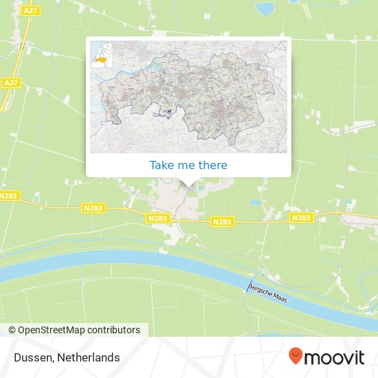 Dussen map