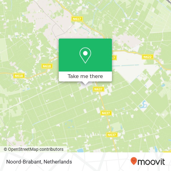 Noord-Brabant map