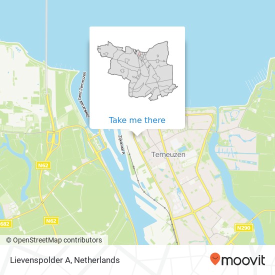 Lievenspolder A map