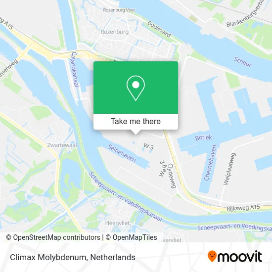 Climax Molybdenum map