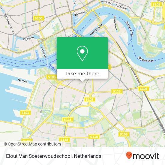 Elout Van Soeterwoudschool map