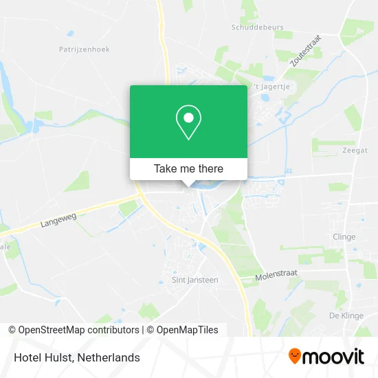 Hotel Hulst map