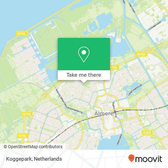Koggepark map