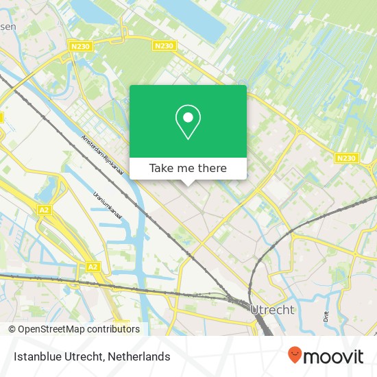 Istanblue Utrecht map