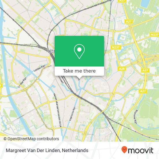 Margreet Van Der Linden map