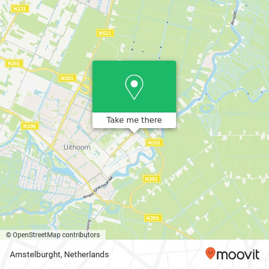 Amstelburght map