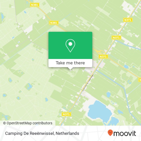 Camping De Reeënwissel map