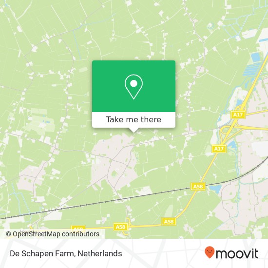 De Schapen Farm map