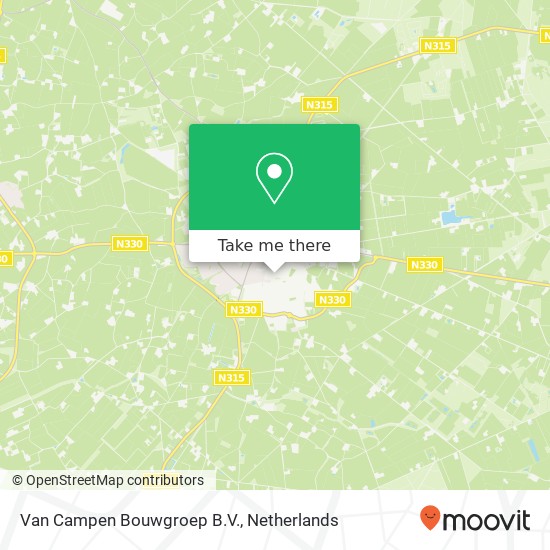 Van Campen Bouwgroep B.V. map