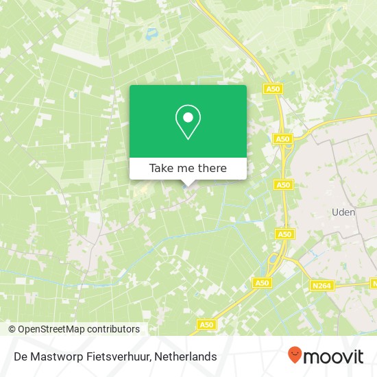 De Mastworp Fietsverhuur map