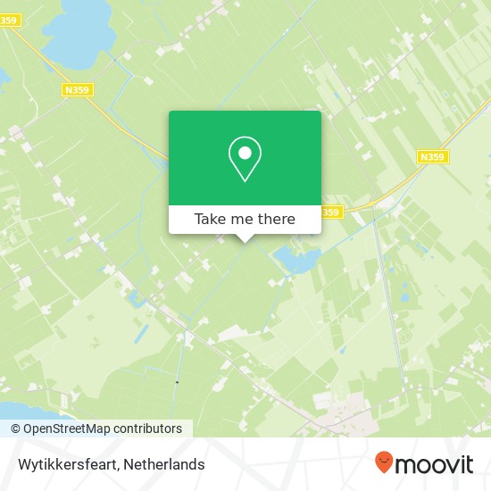 Wytikkersfeart map