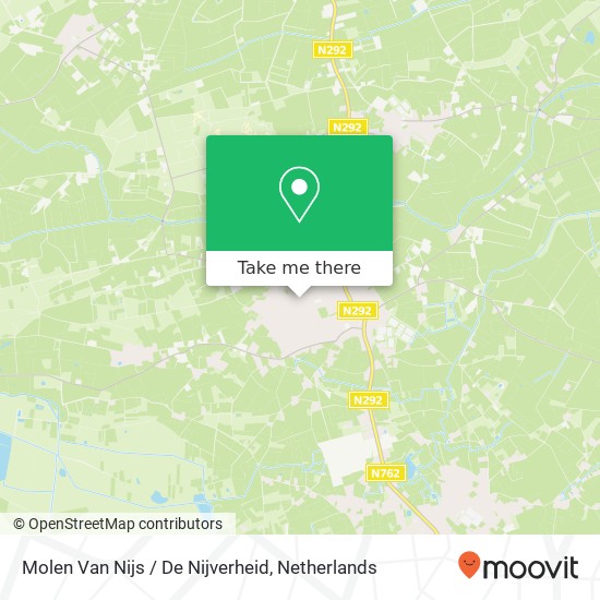 Molen Van Nijs / De Nijverheid Karte