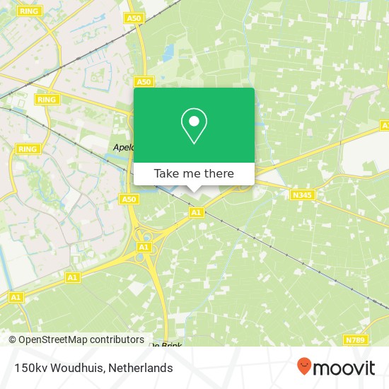 150kv Woudhuis map