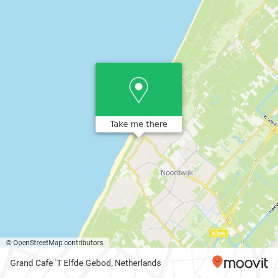 Grand Cafe 'T Elfde Gebod map