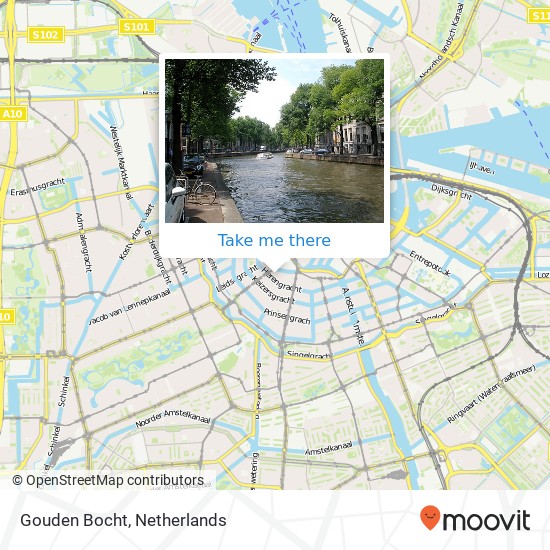 Gouden Bocht map