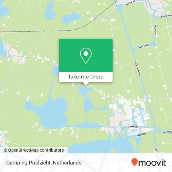 Camping Poelzicht map