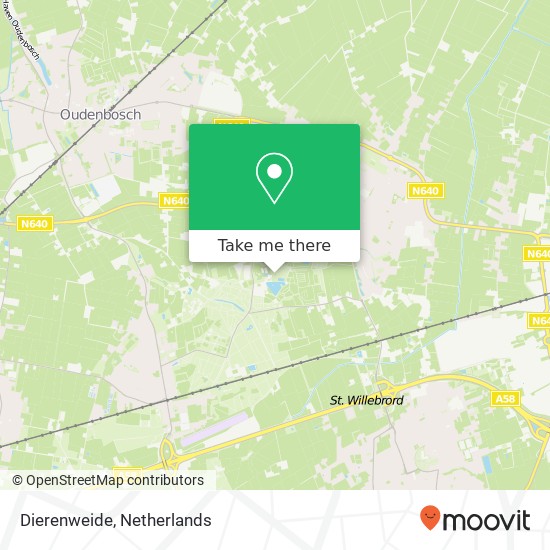 Dierenweide map