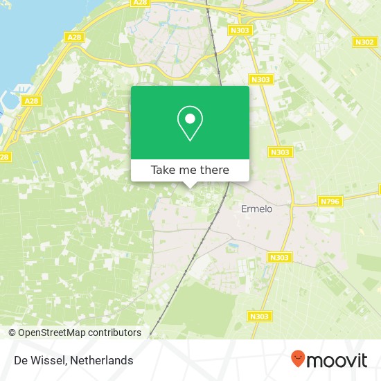 De Wissel map