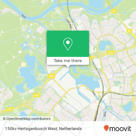 150kv Hertogenbosch West Karte