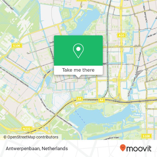 Antwerpenbaan map