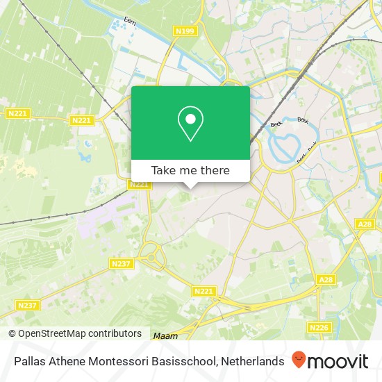 Pallas Athene Montessori Basisschool map