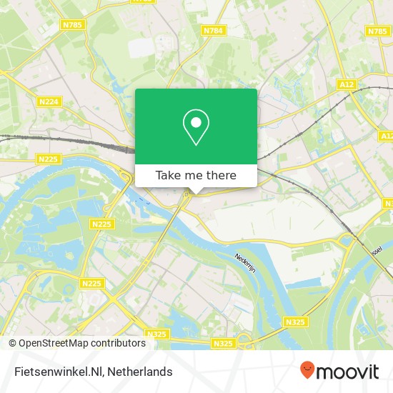 Fietsenwinkel.Nl map