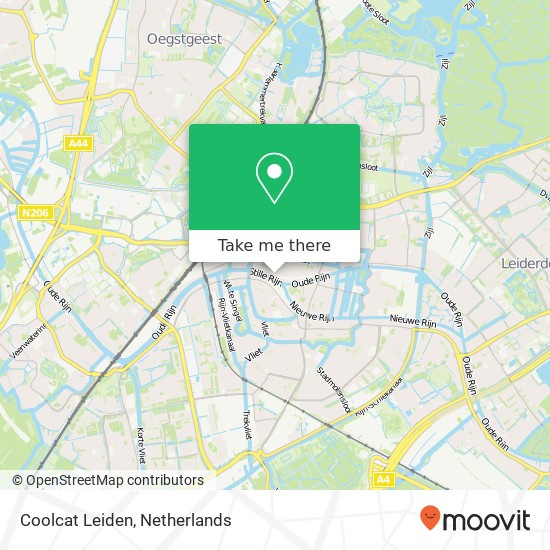 Coolcat Leiden map