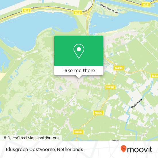 Blusgroep Oostvoorne map