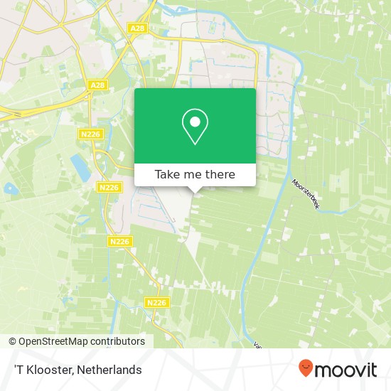 'T Klooster map