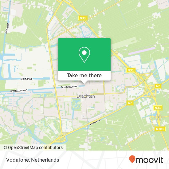 Vodafone map