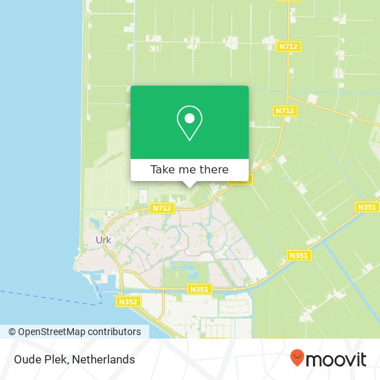 Oude Plek map