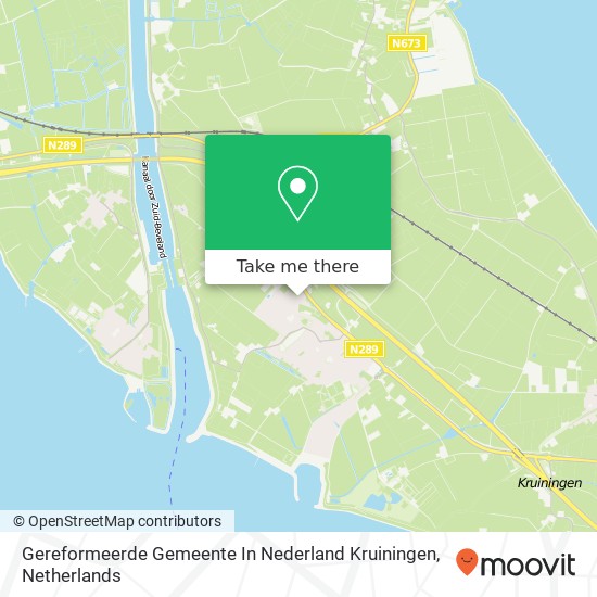 Gereformeerde Gemeente In Nederland Kruiningen Karte