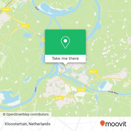 Kloostertuin map