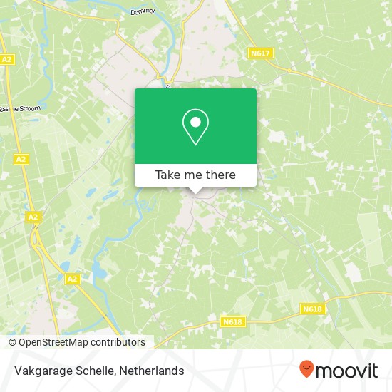 Vakgarage Schelle map