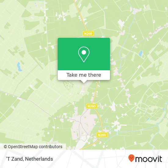 'T Zand map