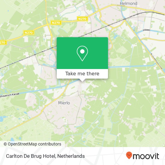 Carlton De Brug Hotel map