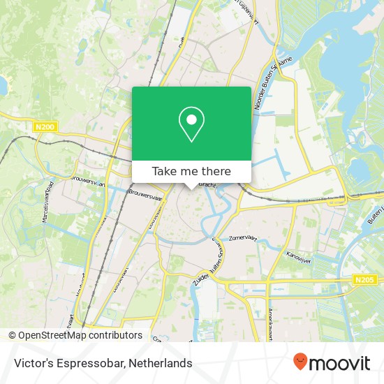Victor's Espressobar map