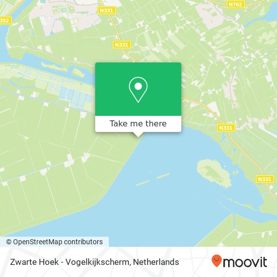 Zwarte Hoek - Vogelkijkscherm map