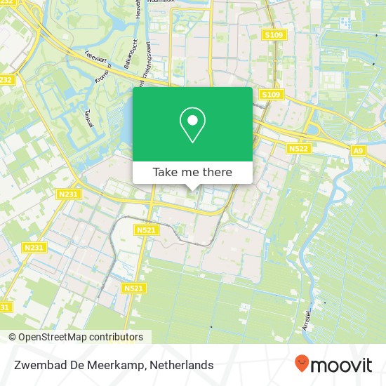 Zwembad De Meerkamp map