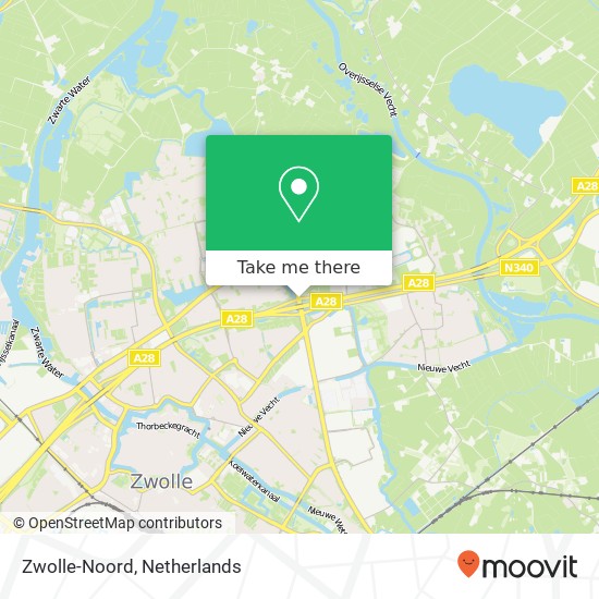 Zwolle-Noord Karte