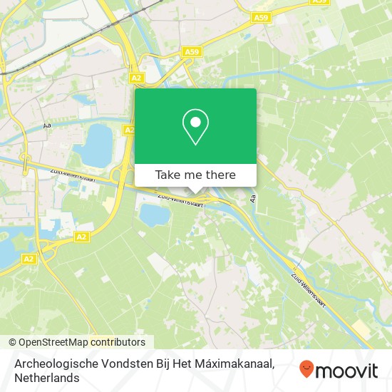 Archeologische Vondsten Bij Het Máximakanaal map