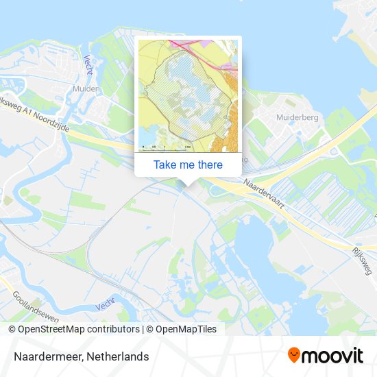 Naardermeer map