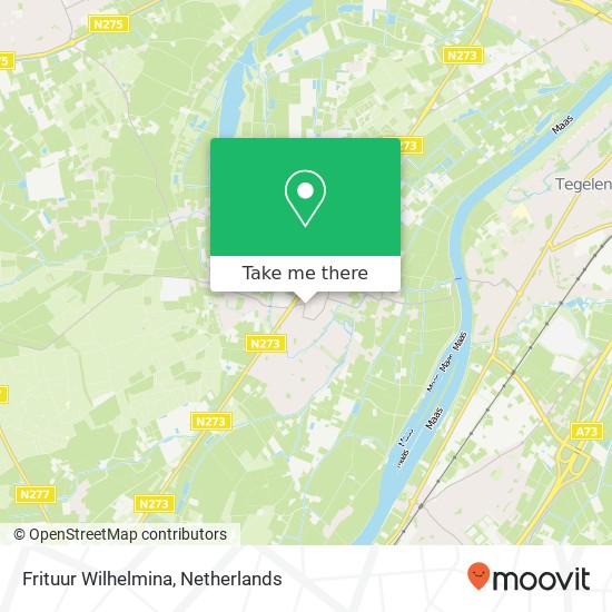 Frituur Wilhelmina map