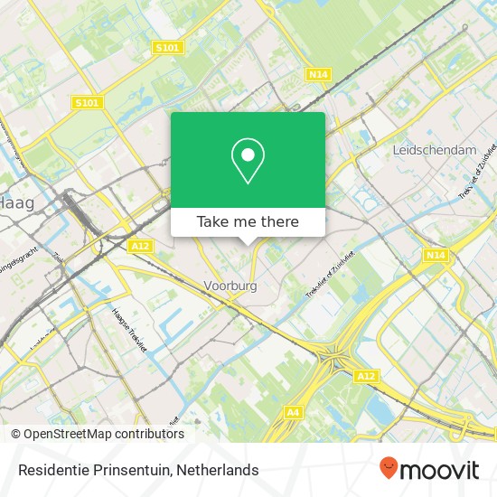 Residentie Prinsentuin map