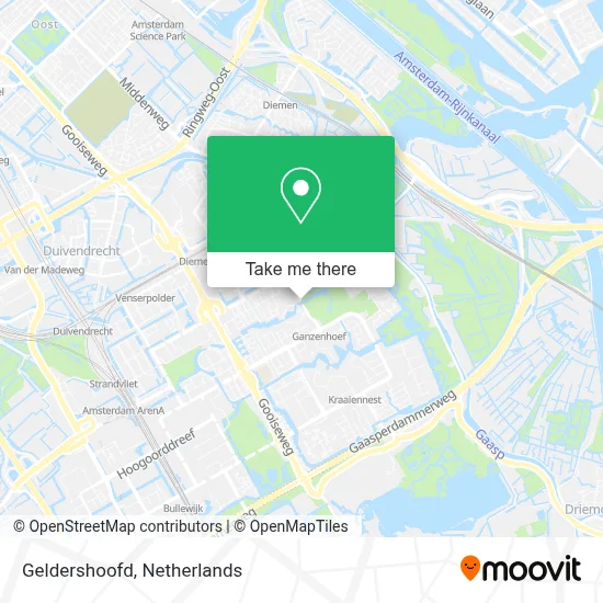 Geldershoofd Karte