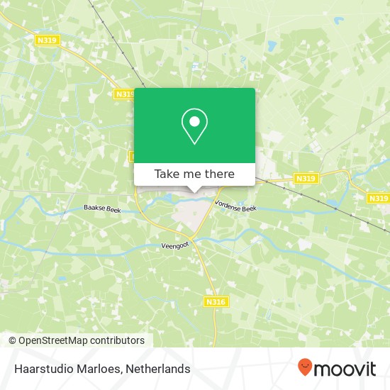 Haarstudio Marloes map