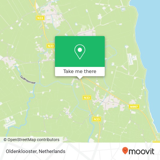 Oldenklooster map